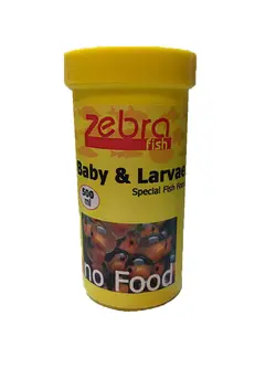 غذای ماهی زبرا مدل baby &amp; larvae وزن 500 میل