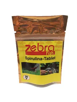 غذای ماهی زبرا مدل Spirulina-Tablet وزن 20 گرم