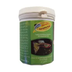 غذا ماهی رنگینه فیش مدل small مقدار 100 گرم