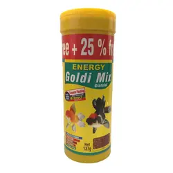 غذا ماهی انرژی مدل Goldi Mix Granulat وزن 137 گرم