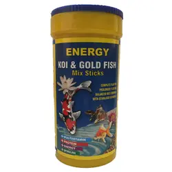 غذا ماهی انرژی مدل KOI &amp; Gold fish Mix sticks حجم 250 میلی لیتر