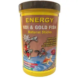 غذا ماهی انرژی مدل KOI &amp; Gold fish Natural sticks حجم 1000 میلی لیتر