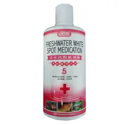 محلول ضد لک سفید آب شیرین ایستا مدل fresh water white spot medication حجم 500 میلی لیتر