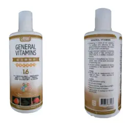 محلول ویتامین آکواریوم ایستا مدل General vitamins حجم 500 میلی لیتر
