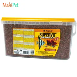غذای مخصوص ماهی گیاه خوار تروپیکال مدل supervit granulat وزن 50 گرم