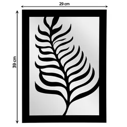 تابلو آینه طرح برگ 1 - گروه تولیدی الف