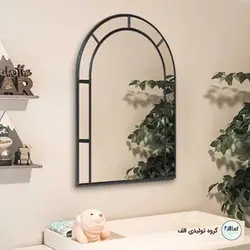 آینه کنسول چوبی الف مدل تاج (16 میل) | گروه تولیدی الف