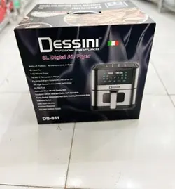 سرخ کن 8 لیتری دیجیتال دسینی DS-811 ا DESSINI DS-811 ضمانت اصالت و سلامت فیزیکی
