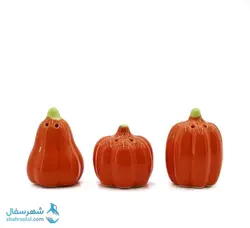 قیمت و خرید نمکدان سرامیکی مدل کدو بسته 3عددی | شهر سفال