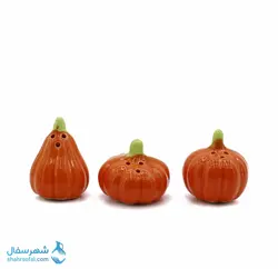 قیمت و خرید نمکدان سرامیکی مدل کدو بسته 3عددی | شهر سفال