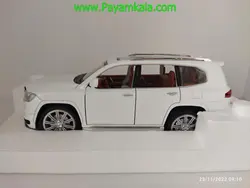 (جعبه دار) ماکت فلزی لندکروز (LANDCRUISER 300 1:24) سفید