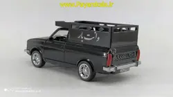 (باربنددار) اسباب بازی ماکت ماشین وانت پیکان چراغدار-موزیکال مشکی