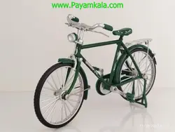 ماکت فلزی دوچرخه کلاسیک (RETRO BICYCLE 1:10) سبز