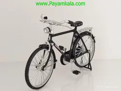 ماکت فلزی دوچرخه کلاسیک (RETRO BICYCLE 1:10) مشکی