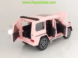 ماکت بنز جی کلاس (BENZ G-CLASS BY CHEZHI)(1:24)(CZ118A) صورتی