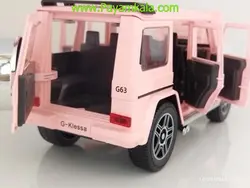 ماکت بنز جی کلاس (BENZ G-CLASS BY CHEZHI)(1:24)(CZ118A) صورتی