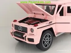 ماکت بنز جی کلاس (BENZ G-CLASS BY CHEZHI)(1:24)(CZ118A) صورتی