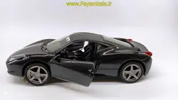 ماکت فلزی فراری 1:24 (DIECAST METAL) مشکی ماشین فلزی فراری