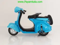 اسباب بازی ماکت عقب کش (M2211) موتور وسپا آبی