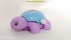 اسباب بازی کوکی لاک پشت بنفش-آبی (کد606)