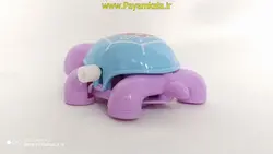 اسباب بازی کوکی لاک پشت بنفش-آبی (کد606)