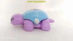اسباب بازی کوکی لاک پشت بنفش-آبی (کد606)