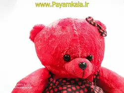 عروسک پولیشی خاله خرسه (1144-BEAR) قرمز