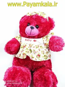 عروسک پولیشی خرس بی بی (1886-BEAR BABY) سرخابی