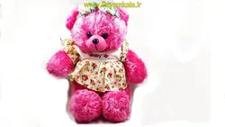 عروسک پولیشی خرس بی بی (1886-BEAR BABY) صورتی