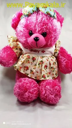 عروسک پولیشی خرس بی بی (1886-BEAR BABY) صورتی