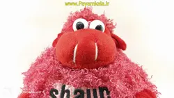 عروسک پولیشی بره ناقلا (SHAUN THE SHEEP 1789) قرمز