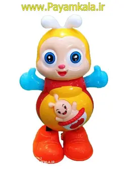 عروسک موزیکال زنبور با حرکات موزون - فروشگاه اینترنتی پیام کالا : اسباب بازی دخترانه و پسرانه ماشین، موتور، لگو، بدلیجات، نقره