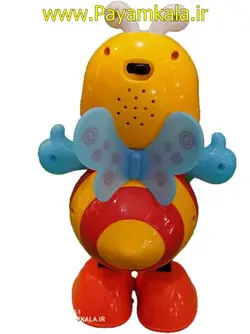 عروسک موزیکال زنبور با حرکات موزون - فروشگاه اینترنتی پیام کالا : اسباب بازی دخترانه و پسرانه ماشین، موتور، لگو، بدلیجات، نقره