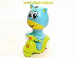 اسباب بازی کوکی گربه کله فشاری آبی  پیام کالا فروشنده اسباب بازی و ماشین فلزی میباشد
