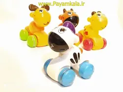 اسباب بازی کوکی زرافه خالدار آبی-صورتی پیام کالا فروشنده اسباب بازی و ماشین فلزی میباشد