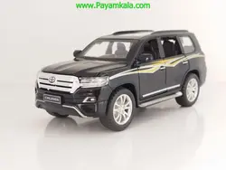 (جعبه دار) ماکت لندکروز تویوتا V8 (CHEZHI CZ13B) مشکی