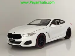 (جعبه دار) ماکت فلزی ب ام و (BMW M8 840I 1:24)(53522) سفید