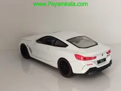 (جعبه دار) ماکت فلزی ب ام و (BMW M8 840I 1:24)(53522) سفید