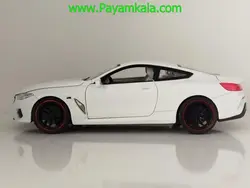 (جعبه دار) ماکت فلزی ب ام و (BMW M8 840I 1:24)(53522) سفید