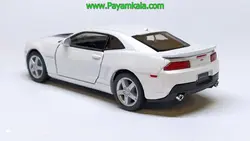 ماشین فلزی شورلت کامارو (CHEVROLET CAMARO 2014 KINSMART) سفید