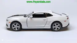 ماشین فلزی شورلت کامارو (CHEVROLET CAMARO 2014 KINSMART) سفید