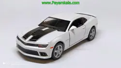 ماشین فلزی شورلت کامارو (CHEVROLET CAMARO 2014 KINSMART) سفید