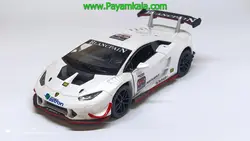 ماکت ماشین اسباب بازی فلزی لامبورگینی هوراکان(Lamborghini Huracan BY KINSMART) سفید