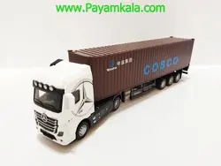 ماکت تریلی بنز آکتروس (ACTROS-JG260) سفید + خرید اینترنتی با قیمت ارزان