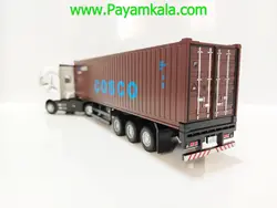 ماکت تریلی بنز آکتروس (ACTROS-JG260) سفید + خرید اینترنتی با قیمت ارزان