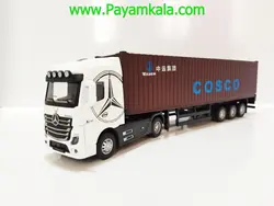 ماکت تریلی بنز آکتروس (ACTROS-JG260) سفید + خرید اینترنتی با قیمت ارزان