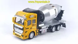 ماکت کامیون اسکانیا حمل میکسر (WGT CAR-6-2211) زرد