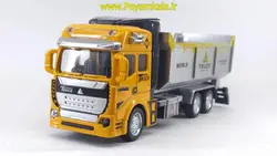 ماکت کامیون اسکانیا کمپرسی (WGT CAR-6-2211) زرد