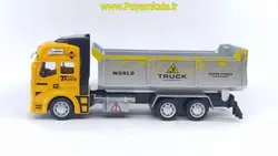 ماکت کامیون اسکانیا کمپرسی (WGT CAR-6-2211) زرد
