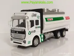 ماکت فلزی عقبکش کامیون اسکانیا حمل سوخت رنگ تانکر سبز طرح 02